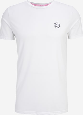 T-Shirt fonctionnel BIDI BADU en blanc : devant