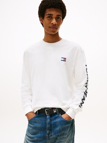 T-Shirt Tommy Jeans en blanc : devant