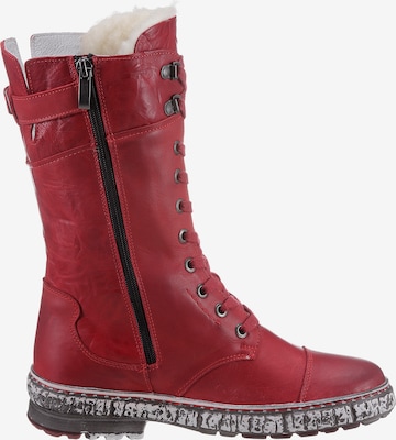 KRISBUT Lace-Up Boots in Red