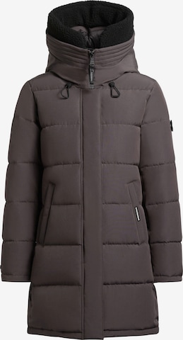 Cappotto invernale 'Kelsi' di khujo in grigio: frontale