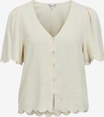 OBJECT Blúzka 'OBJSANNE' - Biela: predná strana
