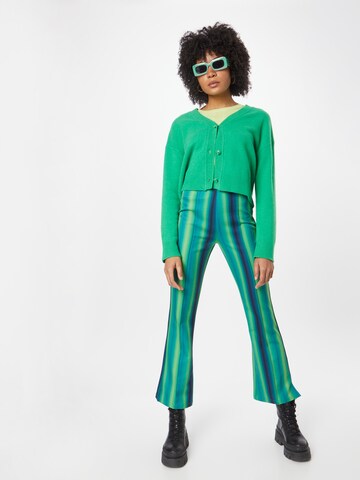Hosbjerg Rozkloszowany krój Spodnie 'Ivy Adele' w kolorze zielony