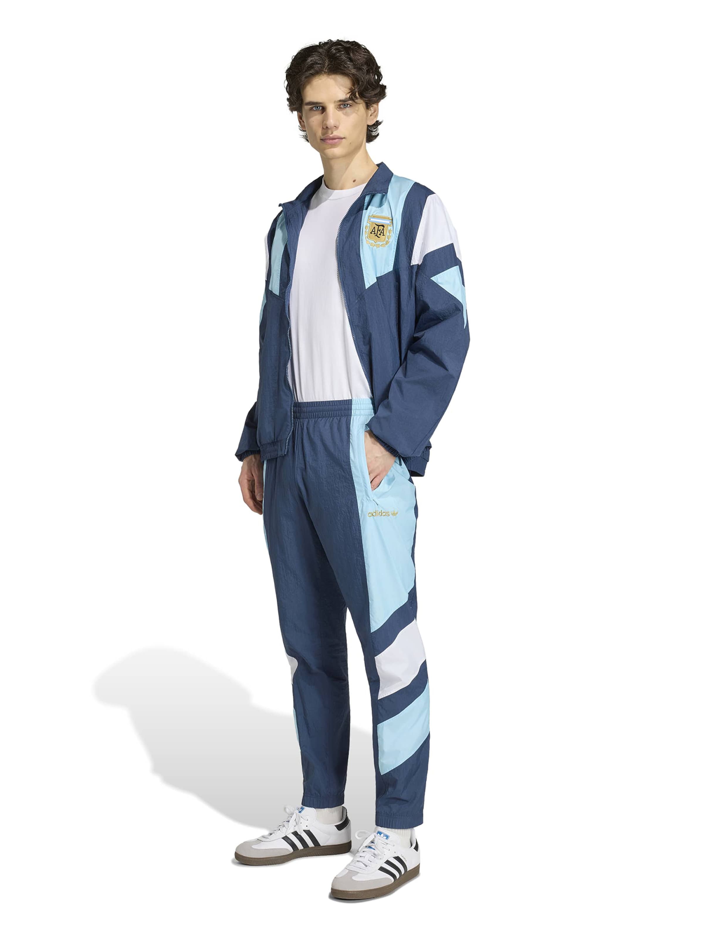 ADIDAS PERFORMANCE Tapered Sportbroek 'AFA EQT' in Blauw