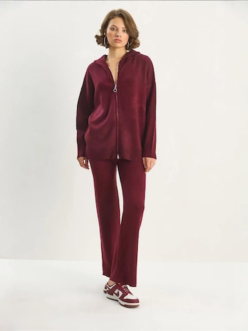 Bianco Lucci Pantsuit in Red
