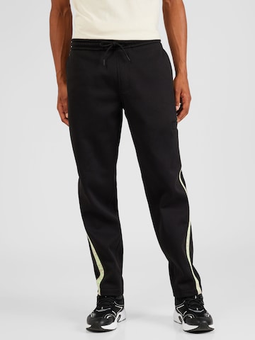Calvin Klein Jeans - Loosefit Pantalón en negro: frente
