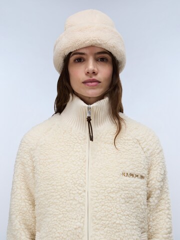 NAPAPIJRI - Jersey en beige: frente