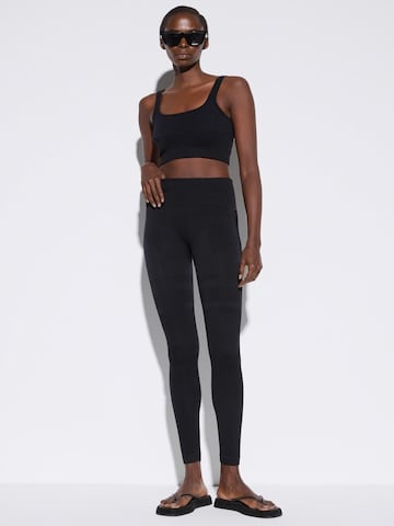 No Matter What Skinny Leggings in Zwart: voorkant