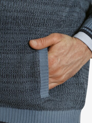 Charles Colby Gebreid vest 'Duke Odoi' in Blauw