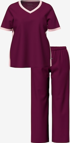 Ulla Popken Pyjama in Mischfarben: Vorderseite