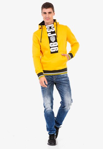 CIPO & BAXX Sweatshirt in Geel