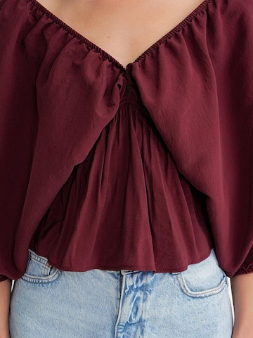 Camicia da donna di MixRay in rosso