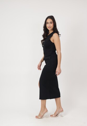 Abito in maglia di Elara in nero