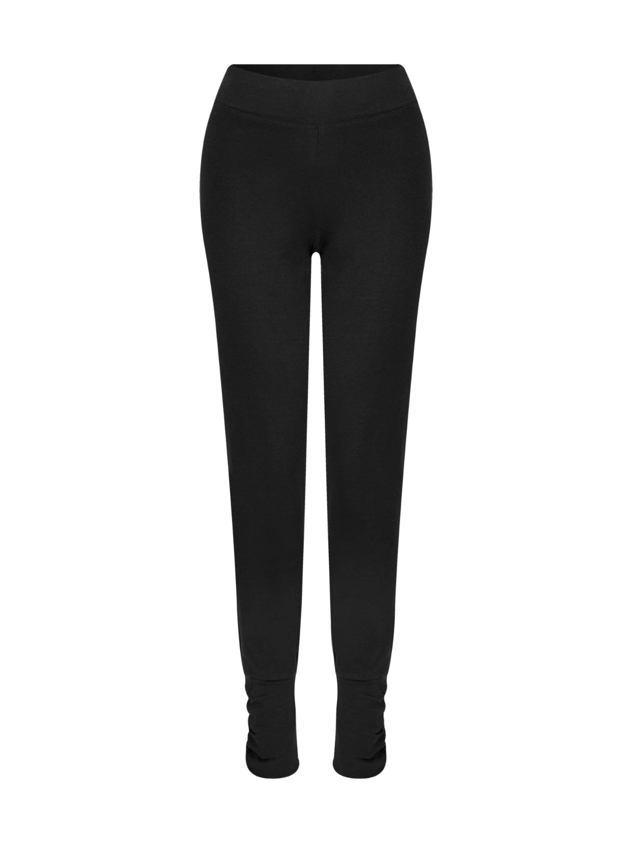Albero Natur Pants 'Damen Bio-Baumwoll Yogahose' in Black: front