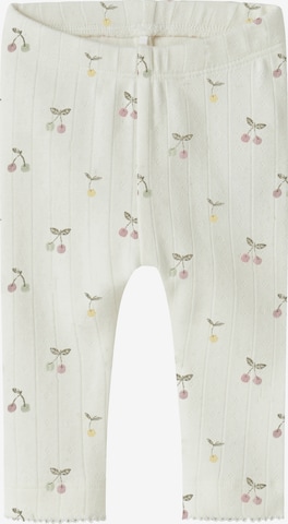 NAME IT Skinny Fit Клин 'NBFFICHERRY' в бяло: отпред