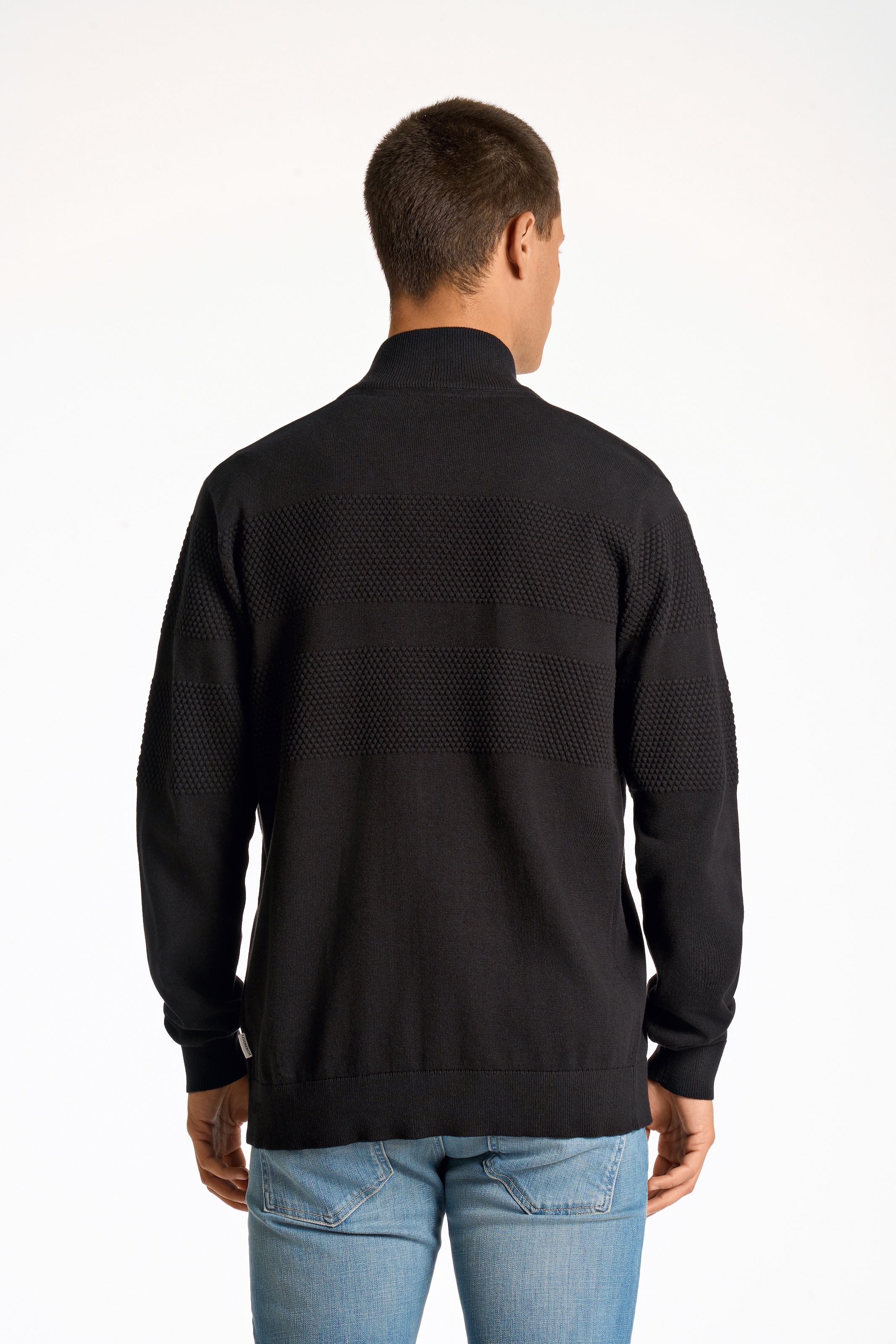 Lindbergh Knit Cardigan in Black