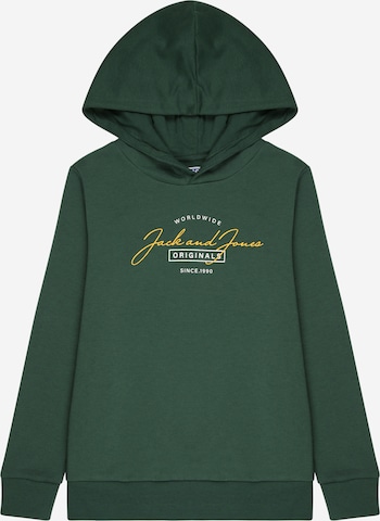 Jack & Jones Junior Sweatshirt 'FERRY' in Green: front