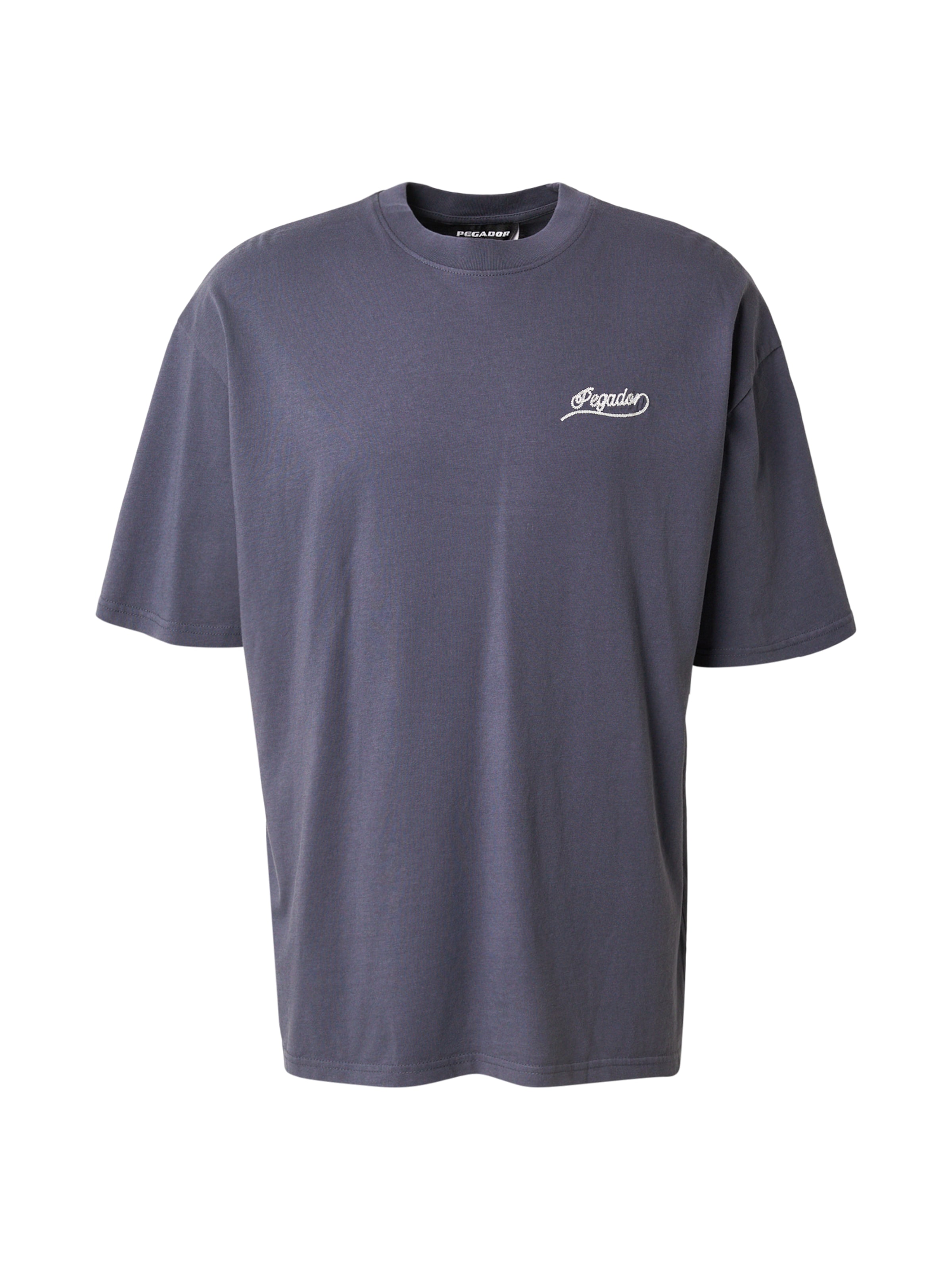 Marškinėliai 'Belmonte' iš Pegador, spalva – melsvai pilka / balta, Prekių apžvalga