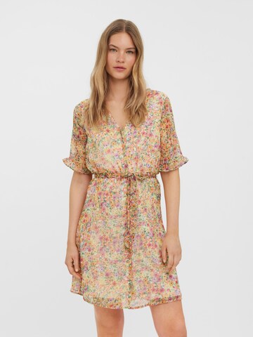 Robe-chemise 'Kaya' VERO MODA en rose : devant