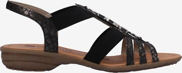 REMONTE Strap Sandals in Black