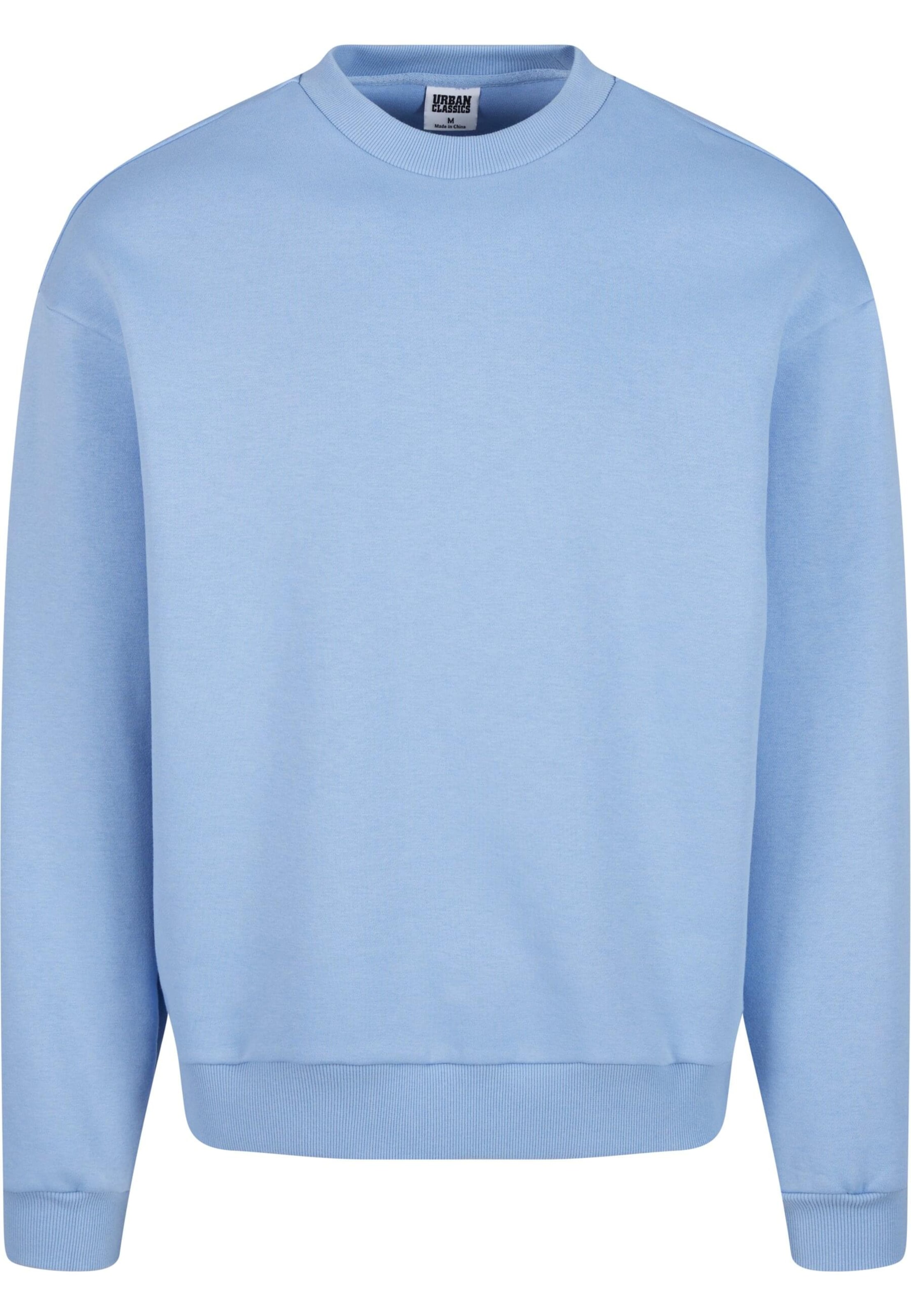 Urban Classics Sweatshirt in Blue: front