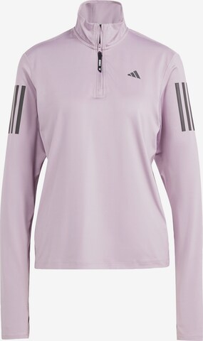 Sweat de sport 'Own The Run' ADIDAS PERFORMANCE en violet : devant