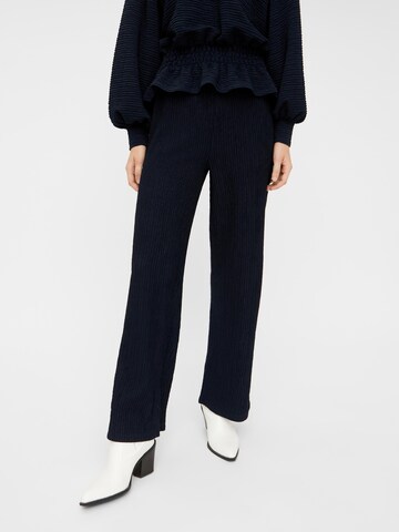 PIECES Loose fit Trousers 'Kaya' in Blue: front