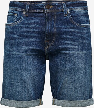 SELECTED HOMME جينز واسع جينز 'Alex' بلون أزرق: الأمام