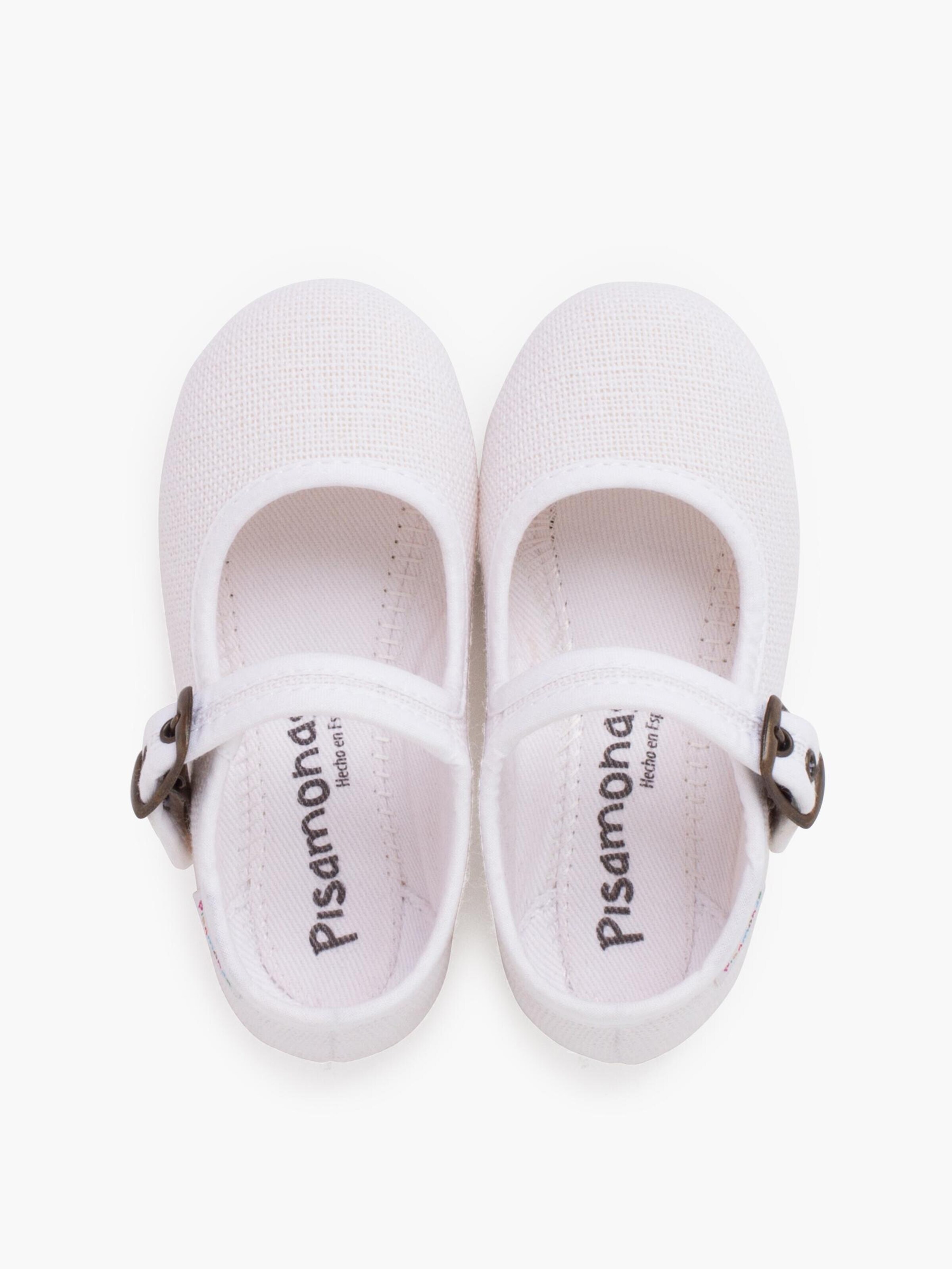 Ballerines Pisamonas en blanc