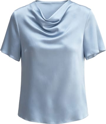Lilysilk Blouse 'Puli-Oberteil' in Blue: front