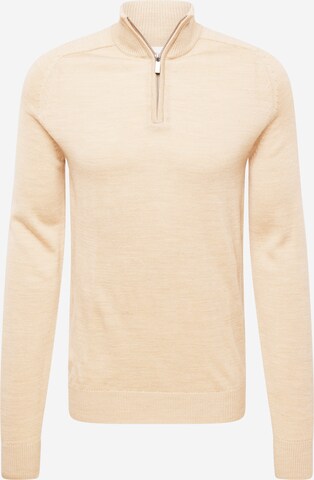 Bruun & Stengade - Jersey 'Pelle' en beige: frente