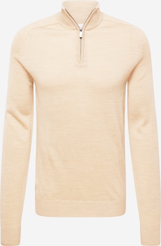 Bruun & Stengade - Jersey 'Pelle' en beige: frente