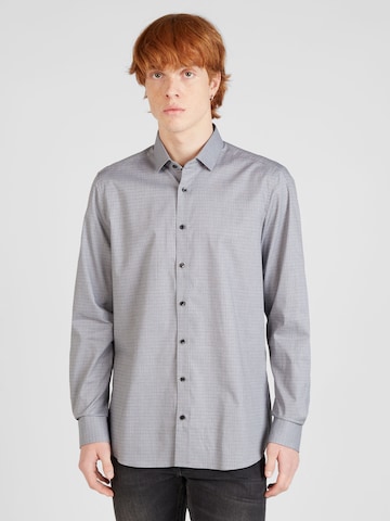 Coupe regular Chemise OLYMP en gris : devant