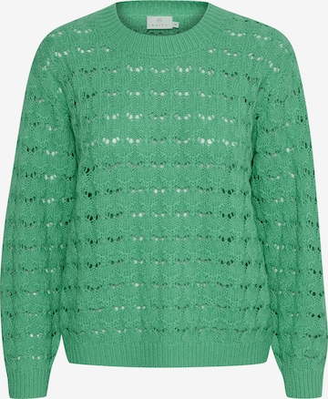 Kaffe Sweater 'Elena' in Green: front