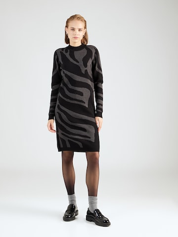 OBJECT Knitted dress 'RAY' in Grey: front