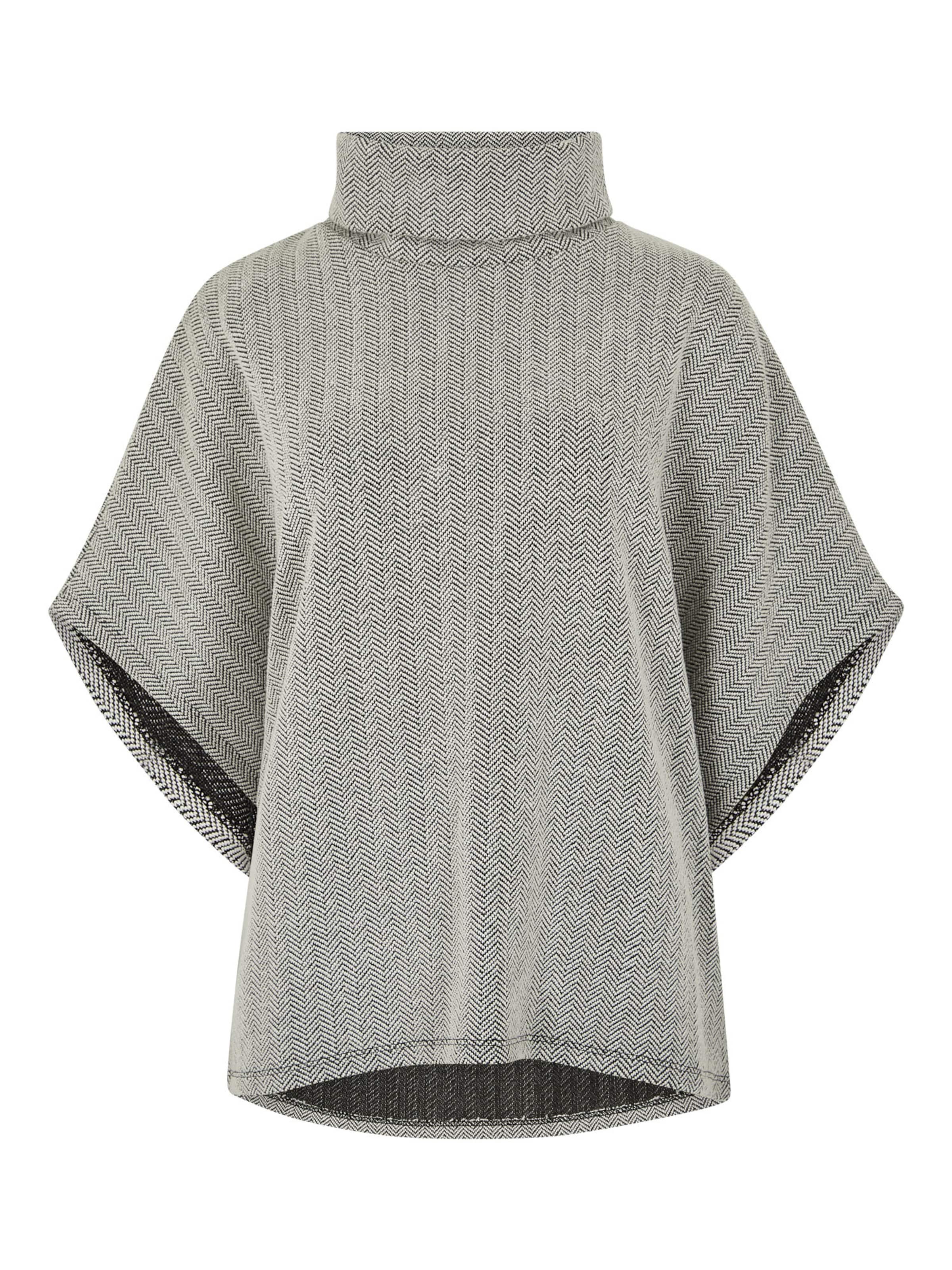 Apricot Pullover in Grau: Vorderseite