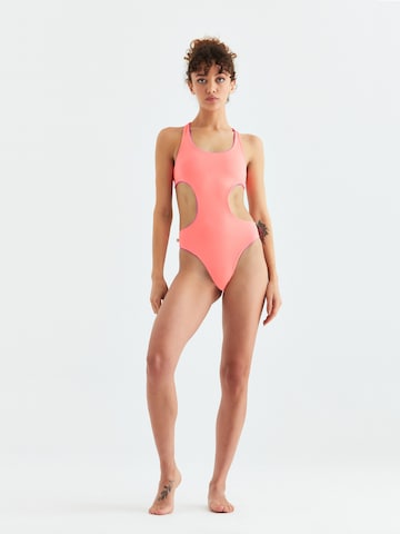 Rockupy Minimizer Sportbadeanzug 'Sakura'‌‌‌‌‌‌‌‌ in Pink
