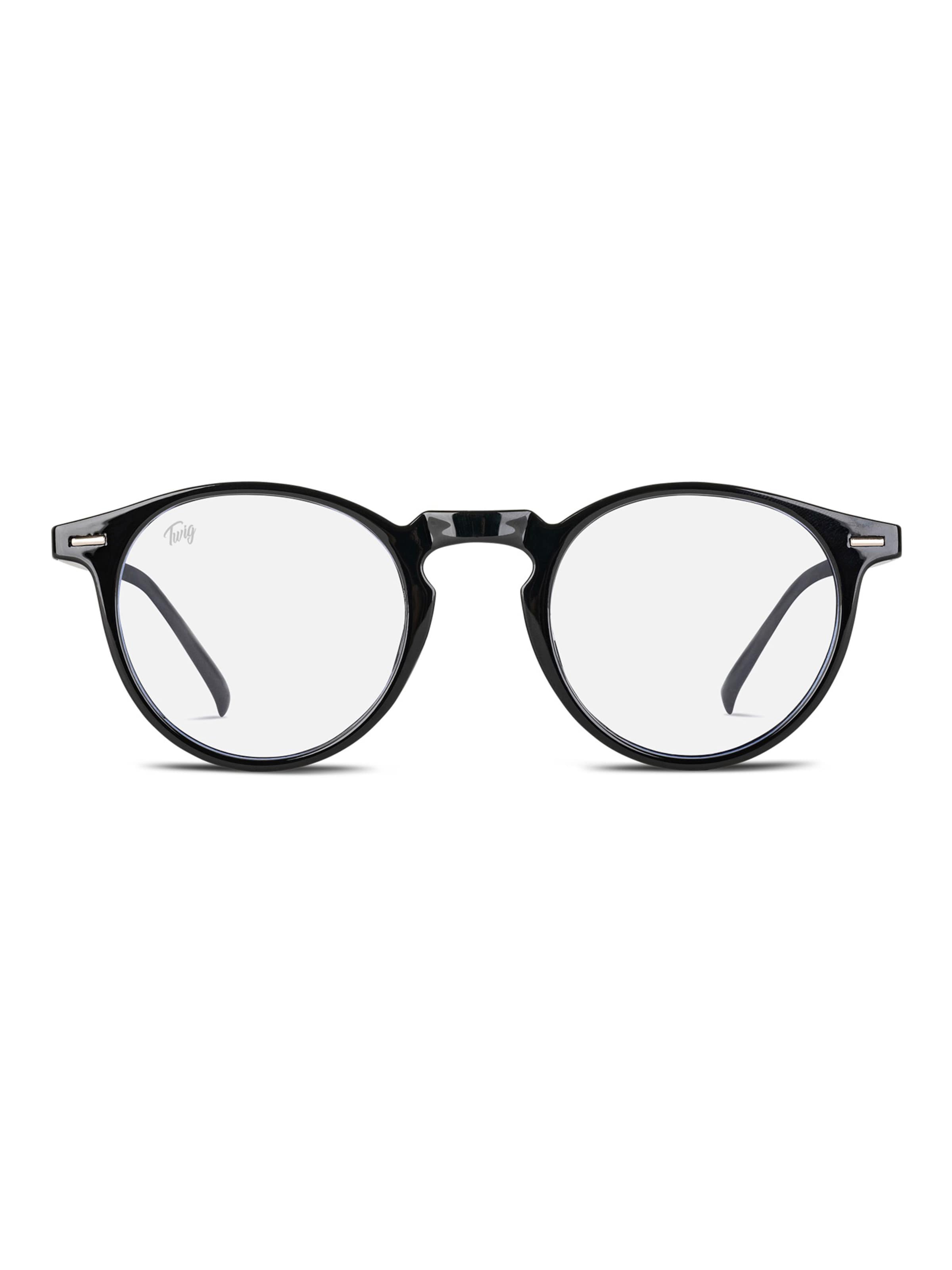 TWIG Concept Milano Glasses 'Watson BlueLight' in Black: front
