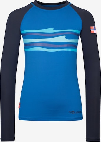 TROLLKIDS Athletic Swimwear in Blue: front