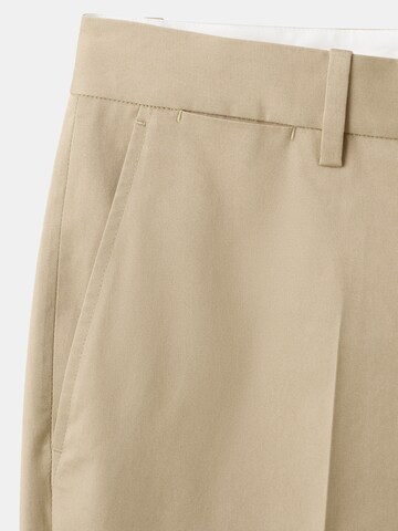 MANGO MAN Regular Suorat housut 'Dublino' värissä beige
