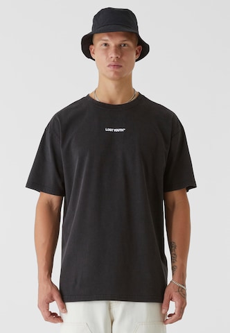 Lost Youth Shirt 'Skate' in Black: front