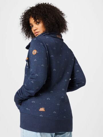 Ragwear Plus Zip-Up Hoodie 'RYLIE MARINA' in Blue