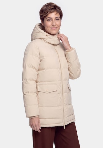 Usha - Casaco de inverno em bege: frente