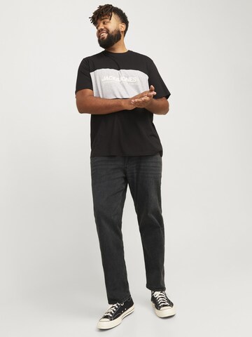 Jack & Jones Plus Slim fit Jeans 'JJIGlenn JJOriginal' in Black