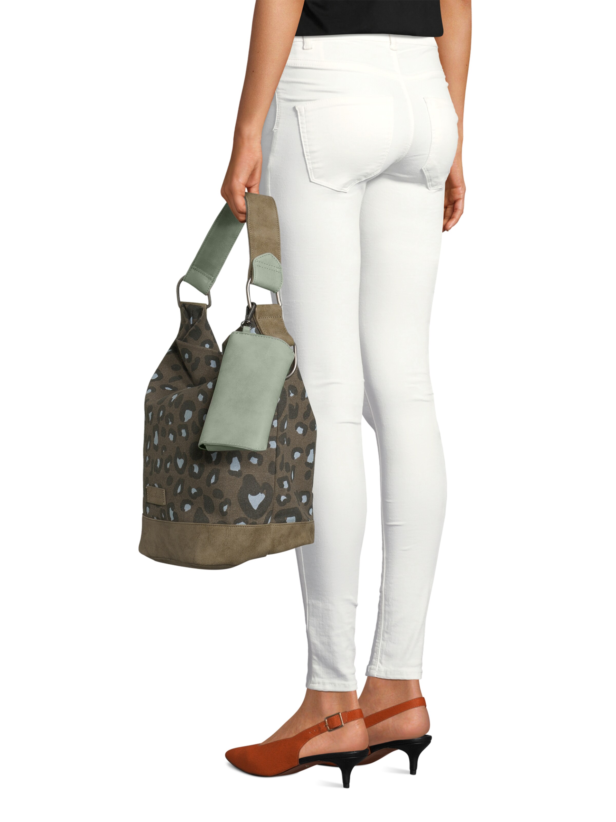 Borsa a spalla 'Izzy07' di Fritzi aus Preußen in verde