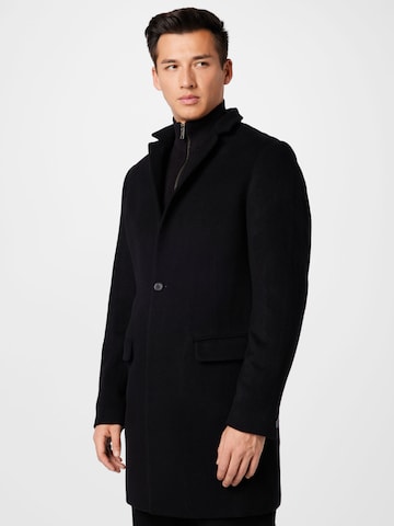 AllSaints Ανοιξιάτικο και φθινοπωρινό παλτό 'Manor' σε μαύρο: μπροστά