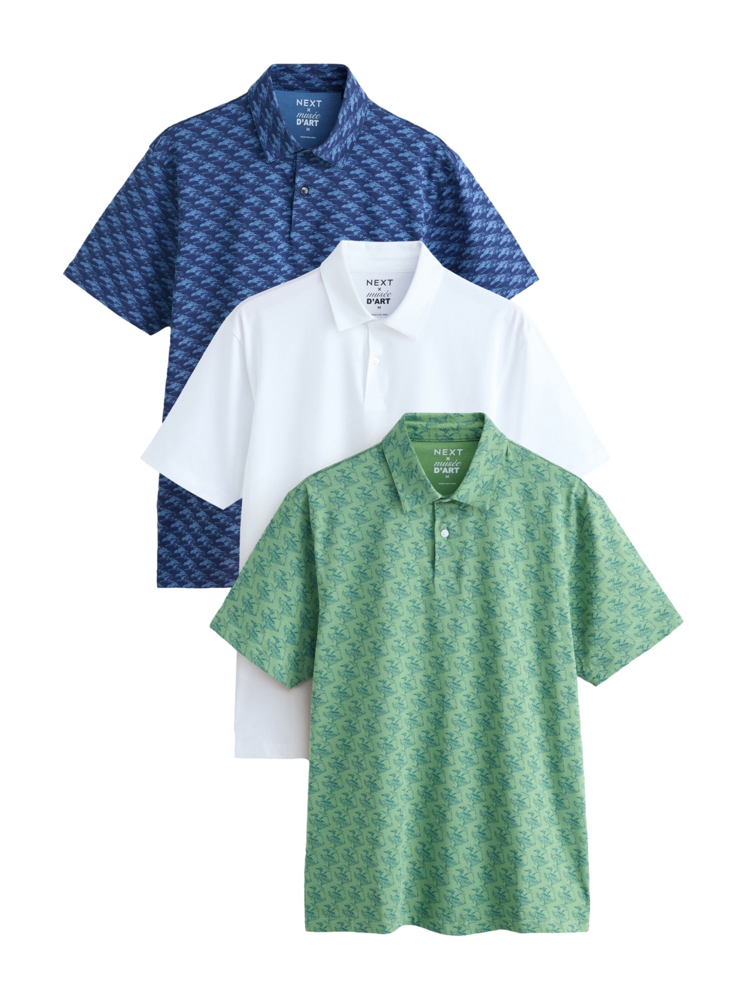 Next Shirt in Blauw: voorkant