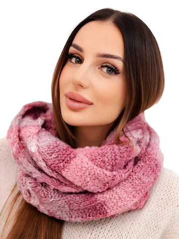 Lumera Kruhová šála – pink: přední strana