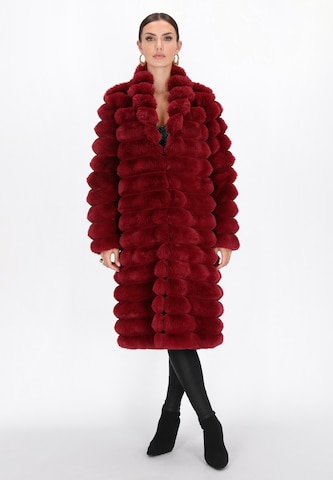 faina Winter coat in Red: front