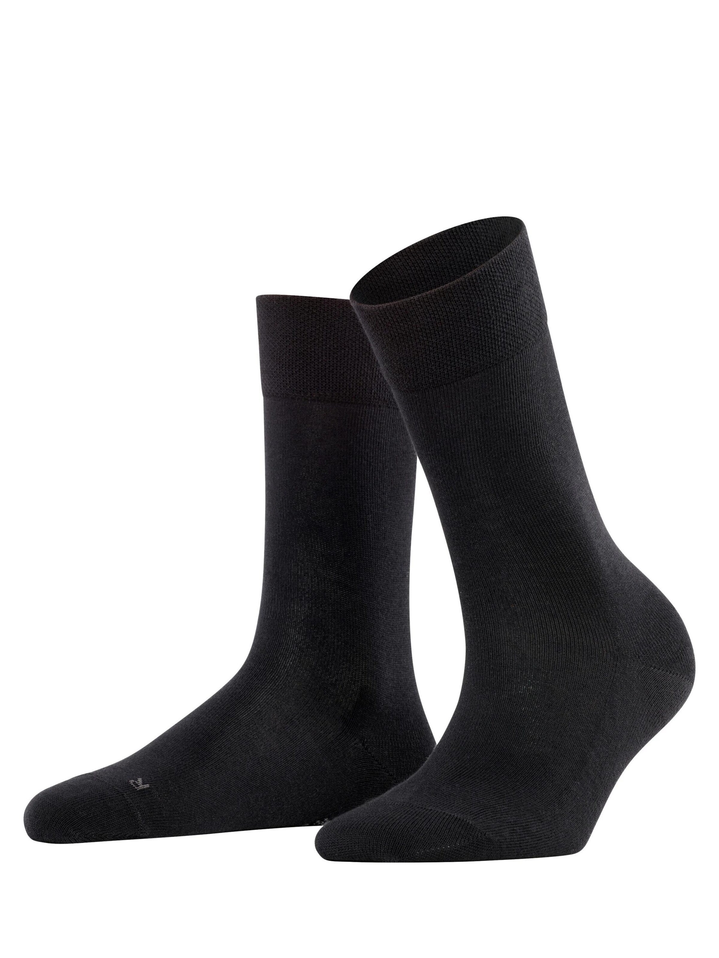 FALKE Socken 'Sensitive London'‌‌‌‌‌‌ in Schwarz: Vorderseite
