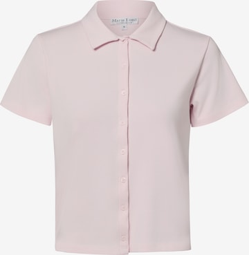 Marie Lund Bluse in Pink: Vorderseite